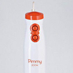 Μπλέντερ Ariete PIMMY 0881/00, 200W, 2 ταχύτητες, Ανοξείδωτο, Λευκό/πορτοκαλί