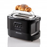 Τοστιέρα ψωμιού Ariete TOASTIME 0159/02, 700W, 2 φέτες, 3 λειτουργίες, 9 στάδια, Αφαιρούμενος δίσκος ψίχας, Μαύρο