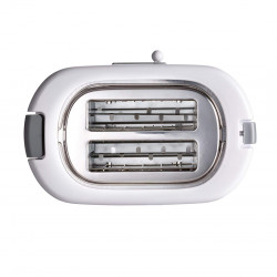 Τοστιέρα ψωμιού Ariete TOASTIME 0159/01, 700W, 2 φέτες, 3 λειτουργίες, 9 στάδια, Κινητός δίσκος για ψίχουλα, Λευκό