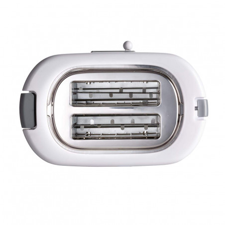 Τοστιέρα ψωμιού Ariete TOASTIME 0159/01, 700W, 2 φέτες, 3 λειτουργίες, 9 στάδια, Κινητός δίσκος για ψίχουλα, Λευκό