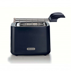 Τοστιέρα ψωμιού Ariete BREAKFAST 0157/03, 760W, 2 φέτες, κουμπί Stop, 7 στάδια, Αφαιρούμενος δίσκος ψίχας, Μαύρο
