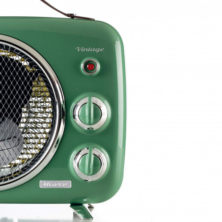 Θερμάστρα με ανεμιστήρα Ariete VINTAGE 0808/04, 2000W, 2 επίπεδα ισχύος, Ένδειξη λειτουργίας, Ρυθμιζόμενη θερμοκρασία, Πράσινο