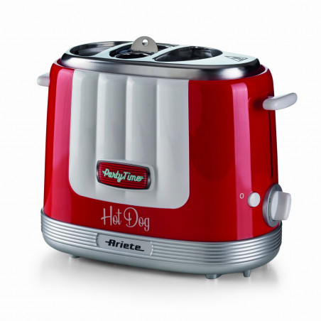 Ariete PARTY TIME 0206/00, 650W, 4 διαμερίσματα, 5 στάδια, λειτουργία Stop, Κόκκινο