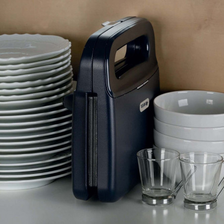 Τοστιέρα σάντουιτς Ariete BREAKFAST 1971/00, 750W, Αντικολλητική επίστρωση, Φωτεινή ένδειξη, Σκούρο γκρι