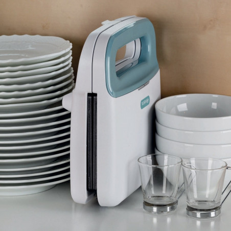 Τοστιέρα σάντουιτς Ariete BREAKFAST 1971/01, 750W, Αντικολλητική επίστρωση, Φωτεινή ένδειξη, Λευκό