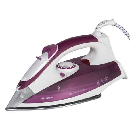 Σίδερο Ariete STEAM 6215/00, 2200W, 0.28 l, Ατσάλινη πλάκα, Αυτοκαθαριζόμενο, Ροζ