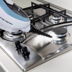 Καθαριστής ατμού Ariete STEAM MOP 4164/00 10in1, 1500 W, 350 ml, Περιστρεφόμενη κεφαλή, Αξεσουάρ, Λευκό/Μπλε
