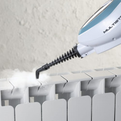 Καθαριστής ατμού Ariete STEAM MOP 4164/00 10in1, 1500 W, 350 ml, Περιστρεφόμενη κεφαλή, Αξεσουάρ, Λευκό/Μπλε