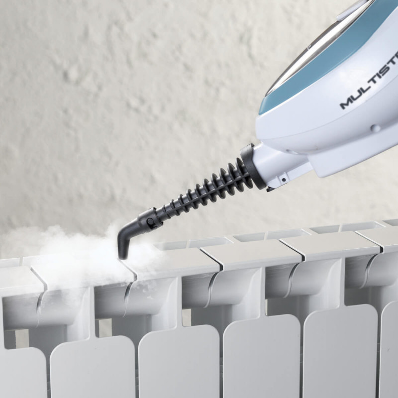 Καθαριστής ατμού Ariete STEAM MOP 4164/00 10in1, 1500 W, 350 ml, Περιστρεφόμενη κεφαλή, Αξεσουάρ, Λευκό/Μπλε