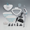 Καθαριστής ατμού Ariete STEAM MOP 4164/00 10in1, 1500 W, 350 ml, Περιστρεφόμενη κεφαλή, Αξεσουάρ, Λευκό/Μπλε