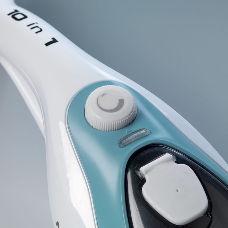 Καθαριστής ατμού Ariete STEAM MOP 4164/00 10in1, 1500 W, 350 ml, Περιστρεφόμενη κεφαλή, Αξεσουάρ, Λευκό/Μπλε