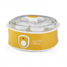 Μηχανή παρασκευής γιαουρτιού Ariete YOGURELLA 0617/00, 20 W, 1.3 l, 7 βάζα, αποσυναρμολογημένη, εύκολο καθάρισμα, κίτρινο