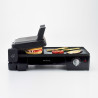 Ηλεκτρική ψησταριά 3 σε 1 Ariete MULTI GRILL 1916/10, 2400 W, 60x25 cm, Εκτεινόμενη επιφάνεια, Θερμοστάτης, Μαύρο