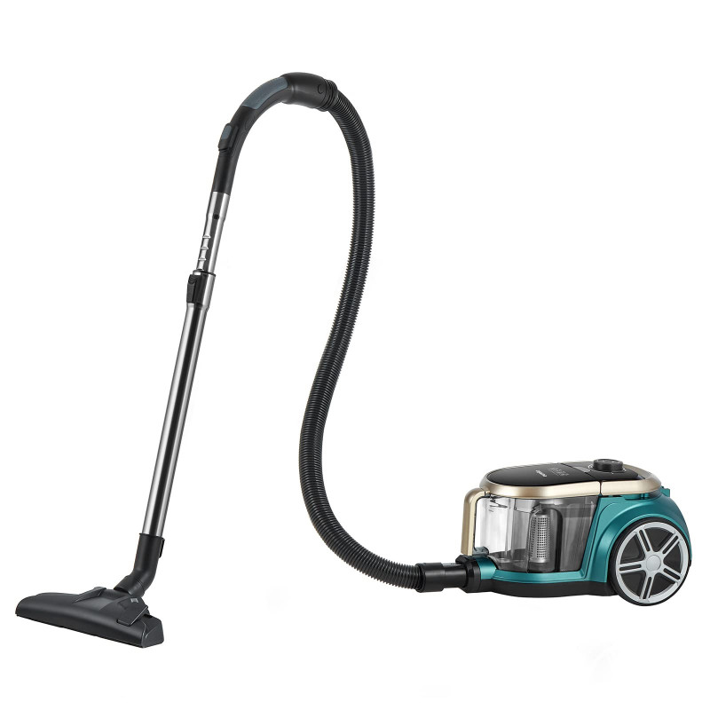 Ηλεκτρική σκούπα Eureka Apollo 18C, 800W, 22 kPa, 2.2 l, Ρύθμιση ισχύος, Πλένεται το φίλτρο, Πράσινο