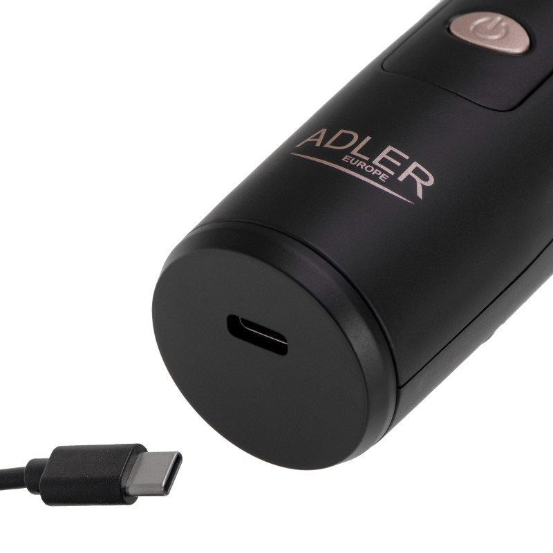 Adler AD 2120, 50W, 210 C, κεραμική-τουρμαλίνη επίστρωση, οθόνη LED, μαύρο/χάλκινο