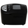 Mesko MS 6022 αρτοπαρασκευαστής, 1/1,5 kg, 850 W, 15 προγράμματα, οθόνη LCD, διπλός αναδευτήρας, κινητό καλάθι, Μαύρο