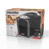 Mesko MS 6022 αρτοπαρασκευαστής, 1/1,5 kg, 850 W, 15 προγράμματα, οθόνη LCD, διπλός αναδευτήρας, κινητό καλάθι, Μαύρο