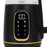 Ηλεκτρικός βραστήρας Adler AD 1305, 1850/2200 W, 1,7 l, Έλεγχος αφής, Έγχρωμη οθόνη LCD, Πέντε ρυθμίσεις θερμοκρασίας 40-100°C, Φίλτρο κατά της καθίζησης, Μαύρο/χρυσό