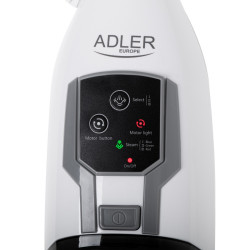 Σφουγγαρίστρα ατμού Adler AD 7052, 1300 W, 3 ρυθμίσεις, 0,550 l, 2 περιστρεφόμενες κεφαλές, 2 τρόποι λειτουργίας, Γρήγορη προθέρμανση, Λευκό