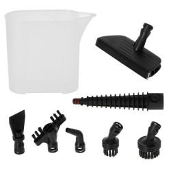 Σφουγγαρίστρα ατμού Adler AD 7052, 1300 W, 3 ρυθμίσεις, 0,550 l, 2 περιστρεφόμενες κεφαλές, 2 τρόποι λειτουργίας, Γρήγορη προθέρμανση, Λευκό