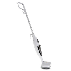 Σφουγγαρίστρα ατμού Adler AD 7052, 1300 W, 3 ρυθμίσεις, 0,550 l, 2 περιστρεφόμενες κεφαλές, 2 τρόποι λειτουργίας, Γρήγορη προθέρμανση, Λευκό