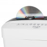 Καταστροφέας εγγράφων Adler AD 1037, 200 W, 13 L, Μέχρι 22 cm, 6 φύλλα τη φορά, Υποδοχή για CD/DVD και πιστωτικές κάρτες, Αυτόματη εκκίνηση/διακοπή, Λειτουργία αντιστροφής, 69 dB, Λευκό