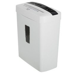 Καταστροφέας εγγράφων Adler AD 1037, 200 W, 13 L, Μέχρι 22 cm, 6 φύλλα τη φορά, Υποδοχή για CD/DVD και πιστωτικές κάρτες, Αυτόματη εκκίνηση/διακοπή, Λειτουργία αντιστροφής, 69 dB, Λευκό