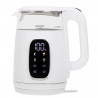 Ηλεκτρικός βραστήρας Adler AD 1305, 1850/2200 W, 1,7 l, Έλεγχος αφής, Έγχρωμη οθόνη LCD, Πέντε ρυθμίσεις θερμοκρασίας 40-100°C, Φίλτρο κατά της καθίζησης, Λευκό/χρυσό