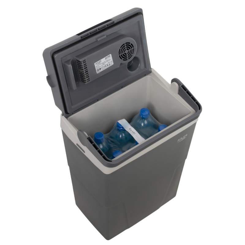 Τσάντα ψυγείου Adler AD 8094, 22 λίτρα, 45/55 W, 12V/220V, κλιματική κλάση ST, ειδική μόνωση C5H10, γκρι