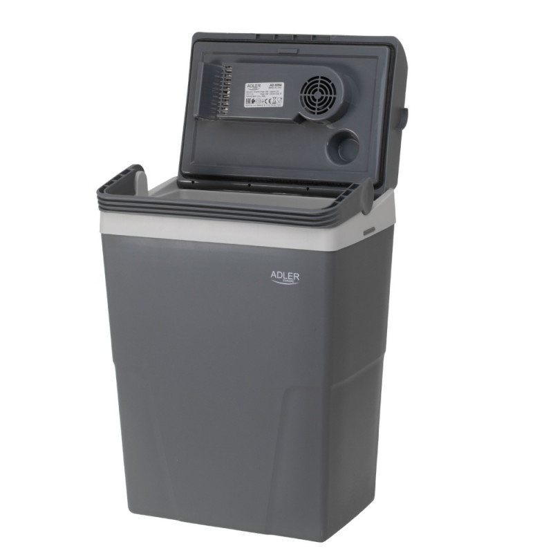 Τσάντα ψυγείου Adler AD 8094, 22 λίτρα, 45/55 W, 12V/220V, κλιματική κλάση ST, ειδική μόνωση C5H10, γκρι