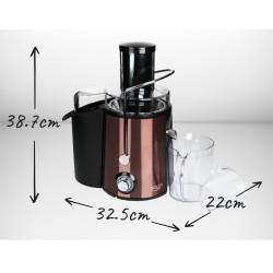 Αποχυμωτής Adler AD 4129, 1000/2000W, 2 ταχύτητες, 1l, σύστημα προστασίας από στάγδην, Μαύρο/μπρονζέ