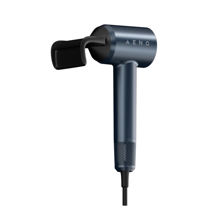Στεγνωτήρας μαλλιών AENO HD3 AHD0003, 1500W, κινητήρας χωρίς ψήκτρες, 3 ταχύτητες, 5 επίπεδα, 68 dB, οθόνη LED, μπλε