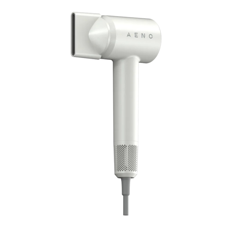 Στεγνωτήρας μαλλιών AENO HD4 AHD0004, 1500W, μοτέρ χωρίς ψήκτρες, 3 ταχύτητες, 5 επίπεδα, 68 dB, οθόνη LED, Λευκό