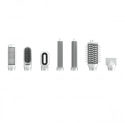Συσκευή στεγνώματος και styling μαλλιών AENO HS1 AHS0001, 1200W, 4 ταχύτητες, 4 επίπεδα, 7 εξαρτήματα, Ιονισμός, Λευκό