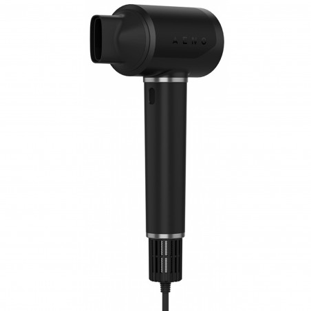 Στεγνωτήρας μαλλιών AI AENO HD5 AHD0005B, 1500W, Κινητήρας χωρίς ψήκτρες, 2 ταχύτητες, 3 επίπεδα, 67 dB, φωνητικός έλεγχος, Μαύρο