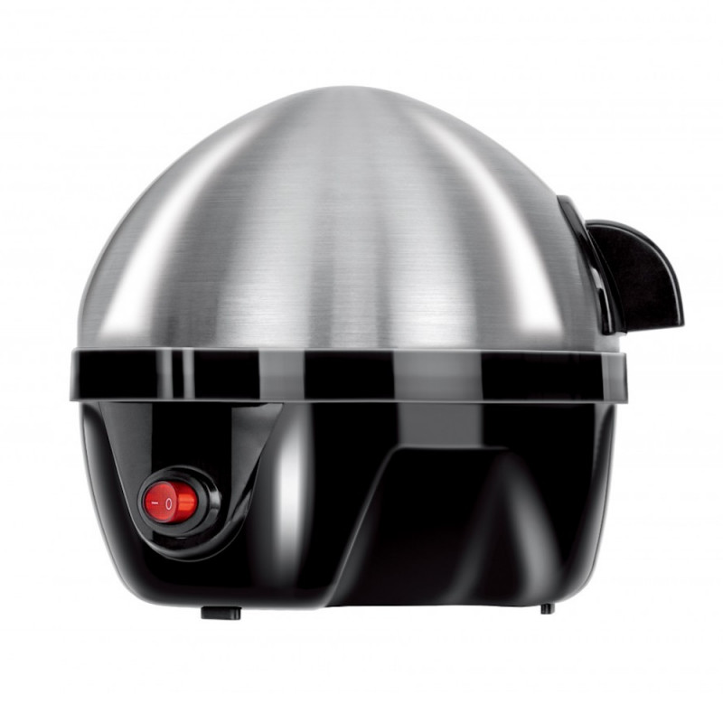Rosberg R51982C, 350W, Για 7 αυγά, Αυτόματη απενεργοποίηση με σήμα, Ανοξείδωτο ατσάλι, Μαύρο/inox