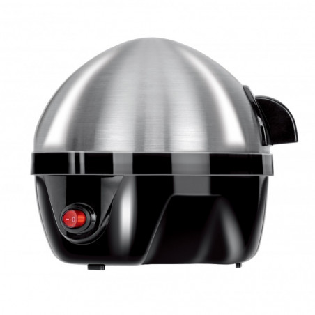 Rosberg R51982C, 350W, Για 7 αυγά, Αυτόματη απενεργοποίηση με σήμα, Ανοξείδωτο ατσάλι, Μαύρο/inox