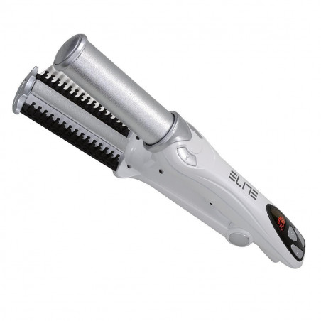 Ίσιωμα μαλλιών Elite HSB-0462, 40 W, 32 mm, αυτόματη απενεργοποίηση, οθόνη LCD, έως 200C, Λευκό
