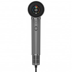 Στεγνωτήρας μαλλιών AENO HD5 AHD0005G, 1500W, Μοτέρ χωρίς ψήκτρες, 2 ταχύτητες, 3 επίπεδα, 67 dB, Λειτουργία AI, Φωνητικός έλεγχος, Γκρι