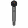 Στεγνωτήρας μαλλιών AENO HD5 AHD0005G, 1500W, Μοτέρ χωρίς ψήκτρες, 2 ταχύτητες, 3 επίπεδα, 67 dB, Λειτουργία AI, Φωνητικός έλεγχος, Γκρι