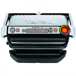 Ηλεκτρική ψησταριά Tefal OptiGrill+ Waffles GC716D12, 2000W, 6 προγράμματα, αντικολλητική επίστρωση Teflon, πλάκες βάφλας, ρύθμιση θερμοκρασίας, Max 275C, Inox