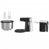 Μίξερ Royalty Line με μπολ RL-HM19015, 700W, 6 αναδευτήρες, 3 λίτρα, Turbo, 5 ταχύτητες, Μαύρο/inox
