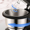 Μίξερ Royalty Line με μπολ RL-HM19015, 700W, 6 αναδευτήρες, 3 λίτρα, Turbo, 5 ταχύτητες, Μαύρο/inox