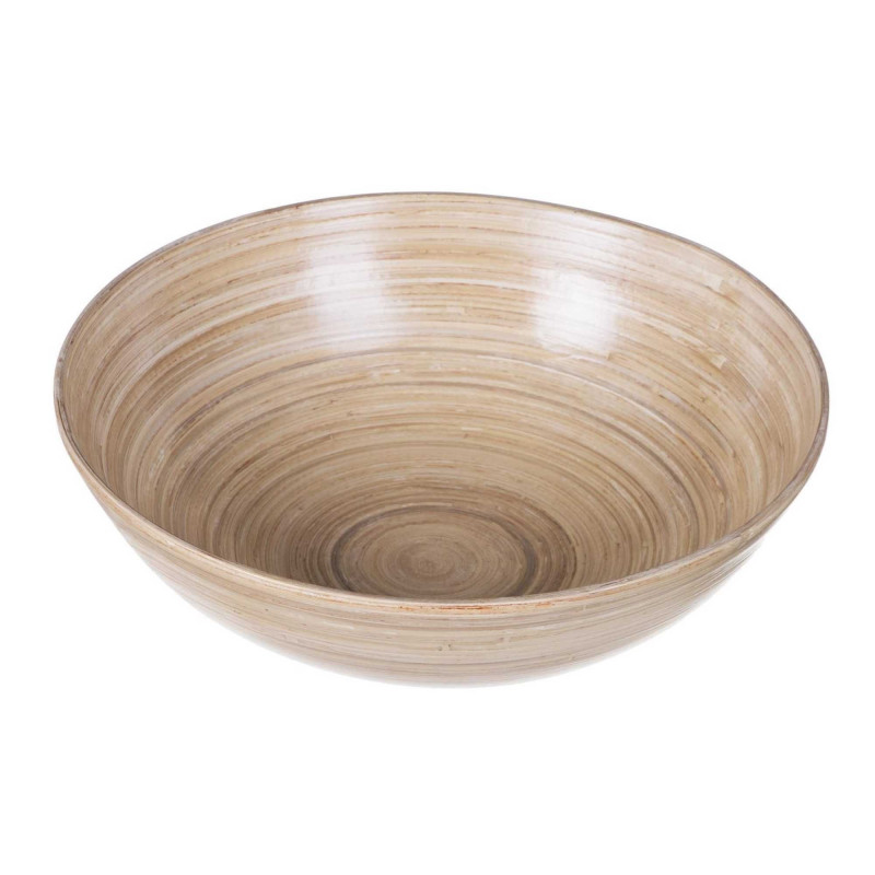 Μπολ φρούτων KESPER 63030, 30 cm, Στρογγυλό, Μπαμπού, Καφέ