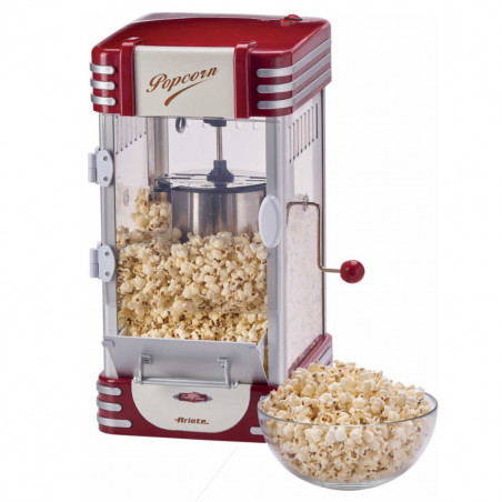 Μηχανή ποπ κορν Ariete XXL PARTY TIME 2953/00, 310W, 2,4 l, 700 g, λειτουργία λαδιού, Κόκκινο