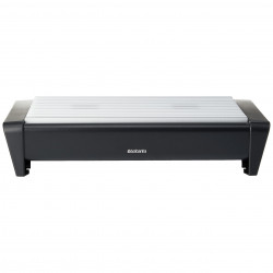 Brabantia 646996, 2 θερμάστρες, Πλέγμα αλουμινίου, Λαβές χωρίς θέρμανση, Μαύρο