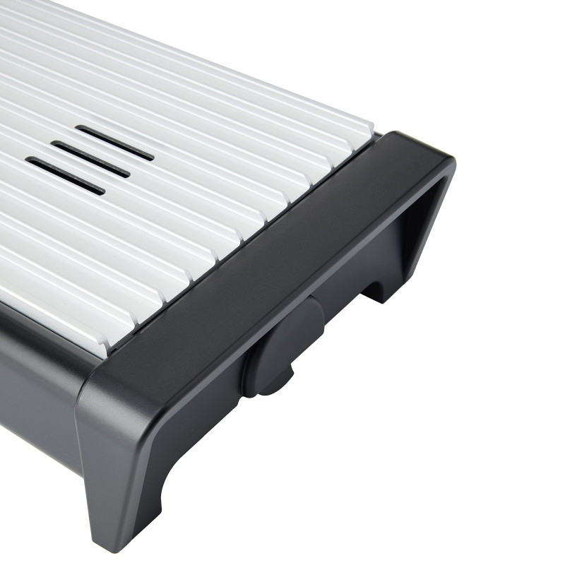 Brabantia 646996, 2 θερμάστρες, Πλέγμα αλουμινίου, Λαβές χωρίς θέρμανση, Μαύρο