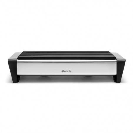 Brabantia 646995, 2 θερμάστρες, πλέγμα αλουμινίου, λαβές χωρίς θέρμανση, Inox/Matte