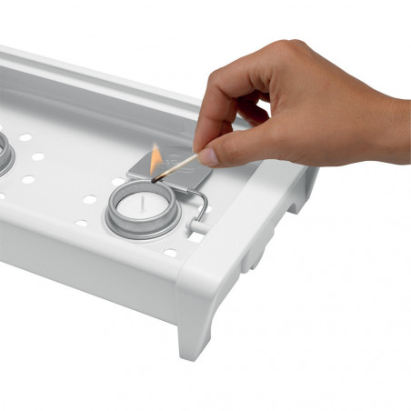 Brabantia 646995, 2 θερμάστρες, πλέγμα αλουμινίου, λαβές χωρίς θέρμανση, Inox/Matte