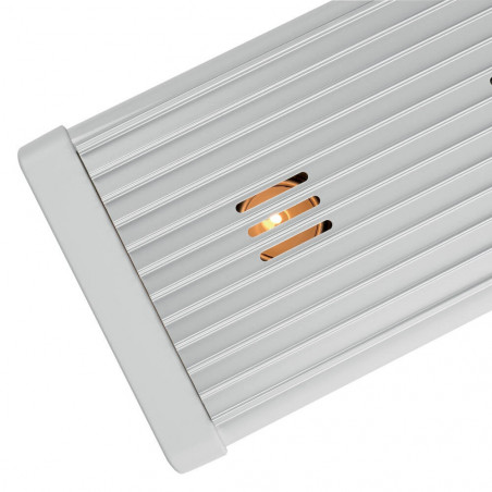Brabantia 646995, 2 θερμάστρες, πλέγμα αλουμινίου, λαβές χωρίς θέρμανση, Inox/Matte